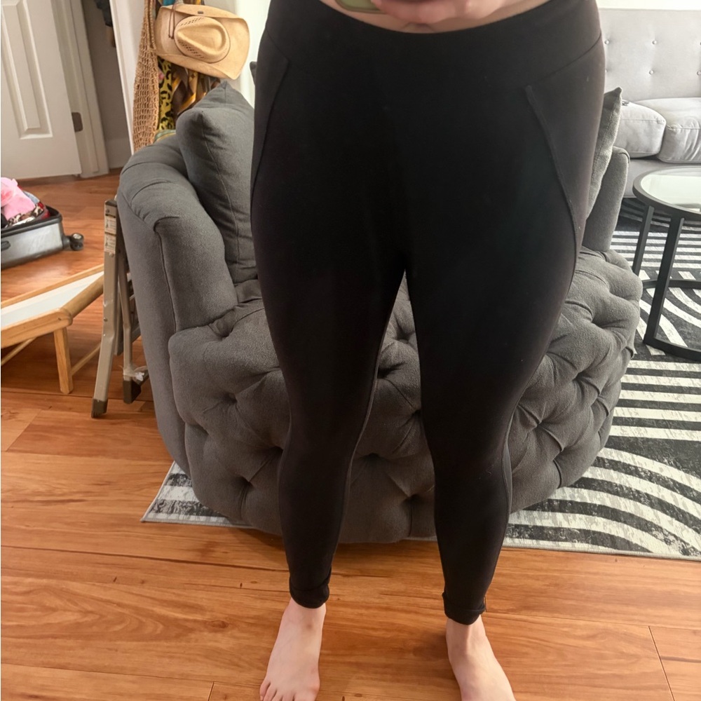 Hardtail Black Mesh Panel Leggings